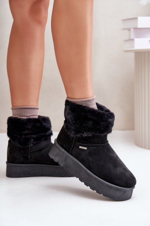 Śniegowce Model Big Star OO274A108 Black - Step in style Śniegowce Model Big Star OO274A108 Black - Step in style