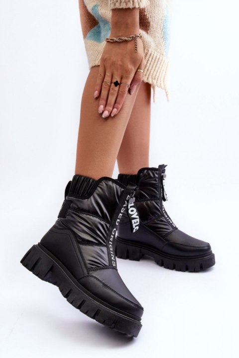Śniegowce Model Freoc 23SN26-6526 Black - Step in style Śniegowce Model Freoc 23SN26-6526 Black - Step in style