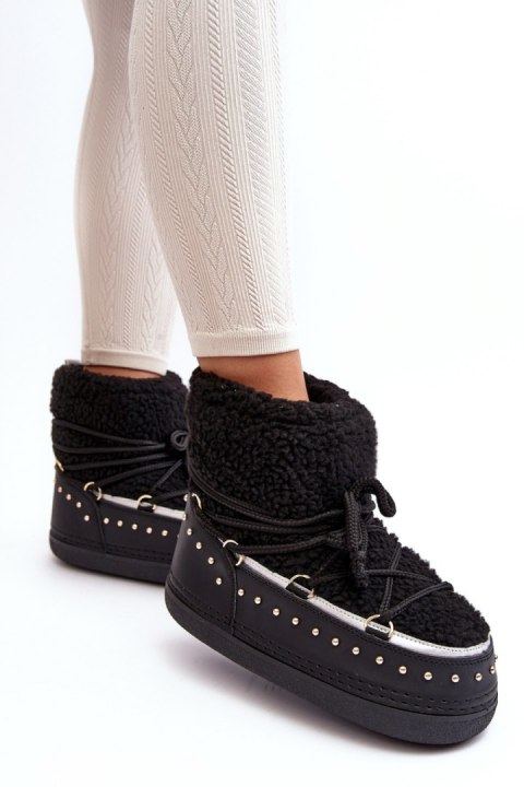 Śniegowce Model Rohes NB617 Black - Step in style Śniegowce Model Rohes NB617 Black - Step in style