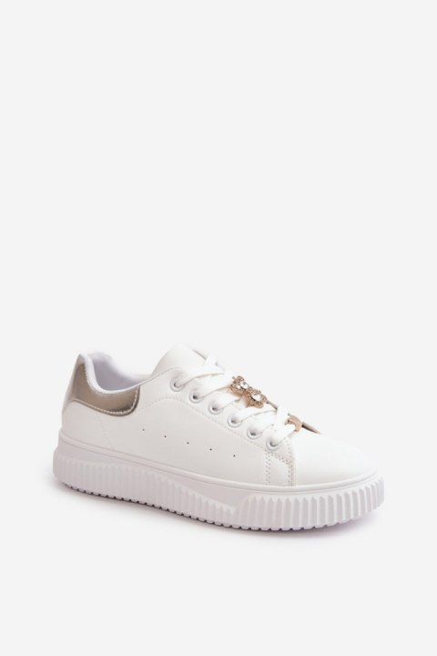 Trampki Model Cillione 2793 White/Silver - Step in style Trampki Model Cillione 2793 White/Silver - Step in style