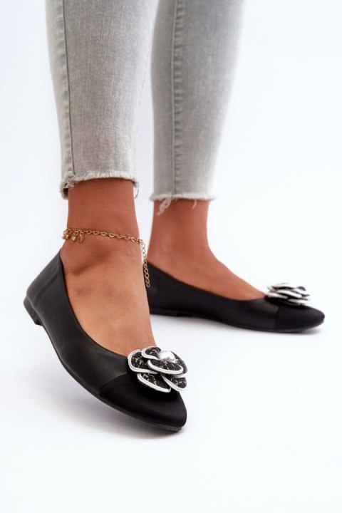 Baleriny Model Divinella T601P Black - Step in style Baleriny Model Divinella T601P Black - Step in style