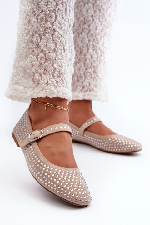 Baleriny Model Tinara T613P Beige - Step in style Baleriny Model Tinara T613P Beige - Step in style