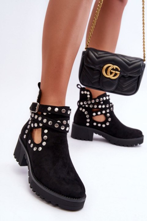 Botki Model Bella 8358 Black - Step in style Botki Model Bella 8358 Black - Step in style
