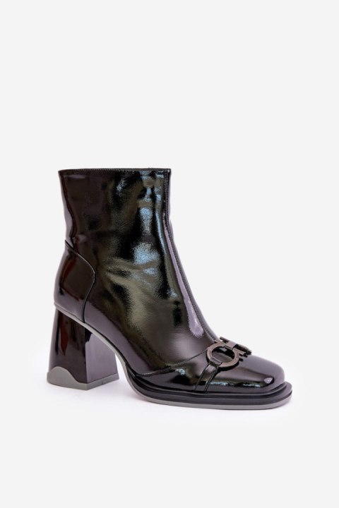 Botki Model DA MR880-021 Black - Step in style Botki Model DA MR880-021 Black - Step in style
