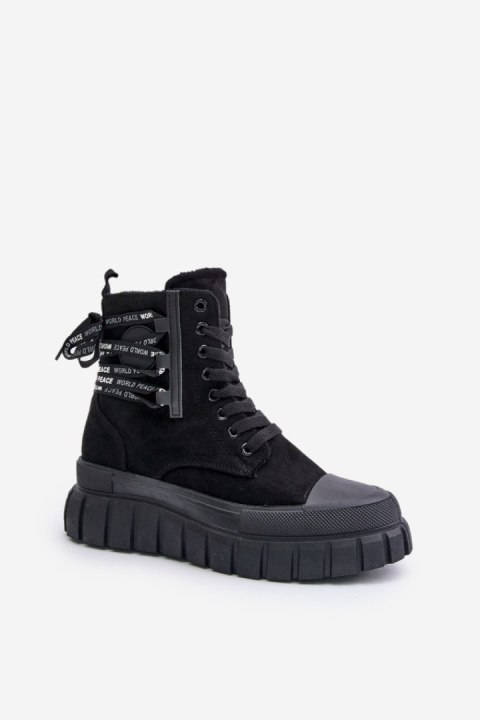 Botki Model Edidda 24BT26-7378 Black - Step in style Botki Model Edidda 24BT26-7378 Black - Step in style