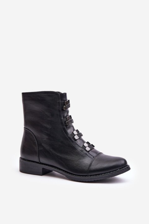 Botki Model Evalith ASA62-30 Black - Step in style Botki Model Evalith ASA62-30 Black - Step in style