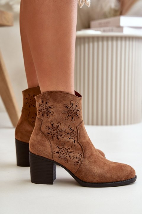 Botki Model Nevishiia ASA250-3 Brown - Step in style Botki Model Nevishiia ASA250-3 Brown - Step in style