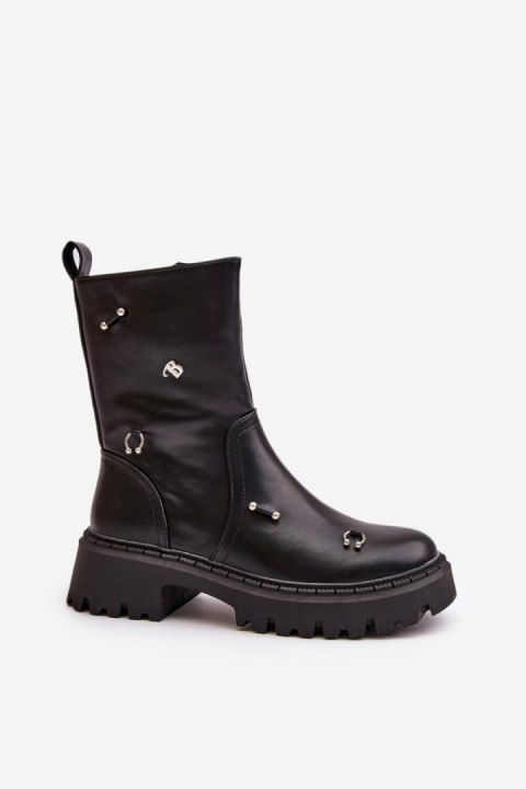 Botki Model Reritha QH7817 Black - Step in style Botki Model Reritha QH7817 Black - Step in style