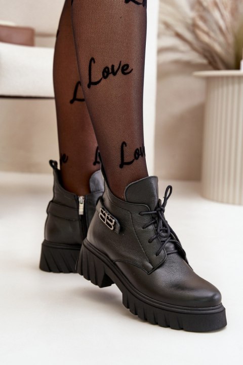 Botki Model Zazoo 60483 Black - Step in style Botki Model Zazoo 60483 Black - Step in style