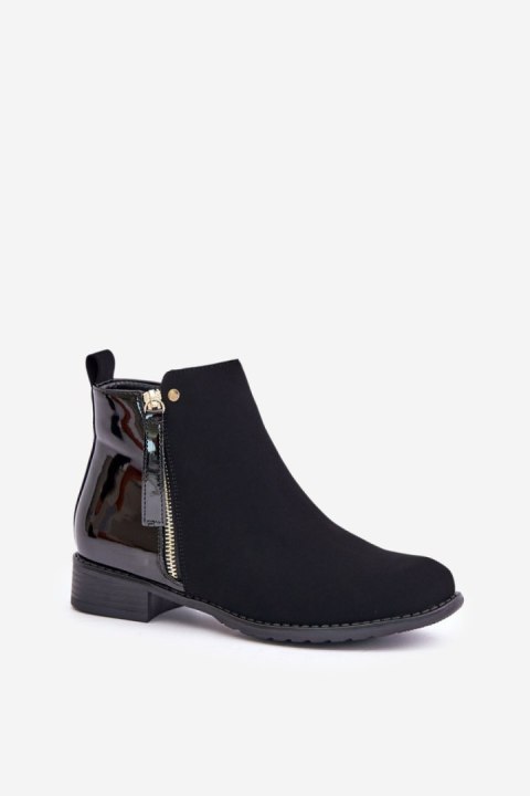 Botki Model Zinariella LH131 Black - Step in style Botki Model Zinariella LH131 Black - Step in style
