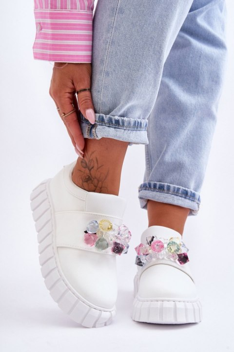 Buty Sportowe Model Desire NB615 White - Step in style Buty Sportowe Model Desire NB615 White - Step in style