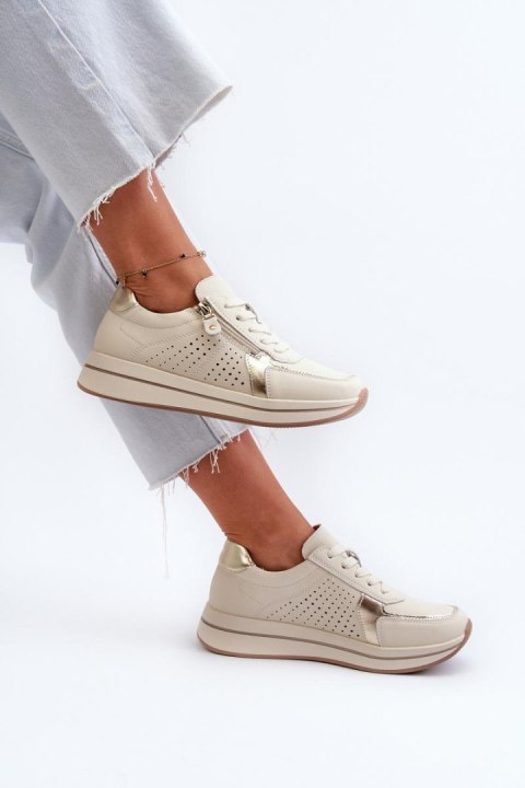 Buty Sportowe Model Ligustra 24SP08-6700 Beige - Step in style Buty Sportowe Model Ligustra 24SP08-6700 Beige - Step in style