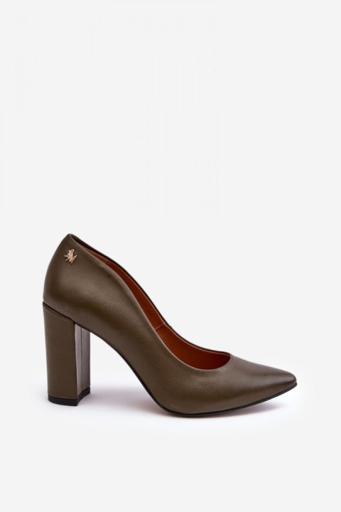 Czółenka Model Laura Messi 2624/227 Dark Green - Step in style Czółenka Model Laura Messi 2624/227 Dark Green - Step in style