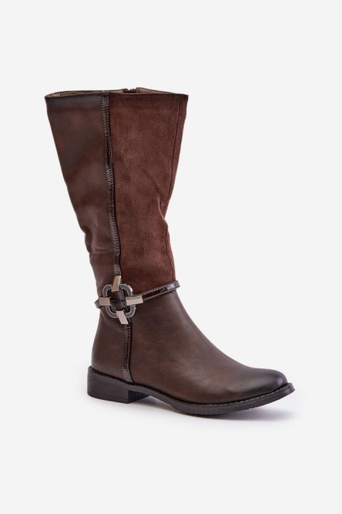 Kozaki Model Leatharia ASA62-112 Brown - Step in style Kozaki Model Leatharia ASA62-112 Brown - Step in style