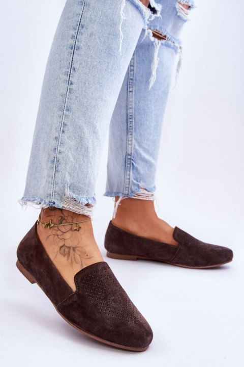 Mokasyny Model Giovana LR29515 Brown - Step in style Mokasyny Model Giovana LR29515 Brown - Step in style