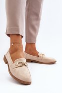 Mokasyny Model Misal 8336-79 Beige - Step in style