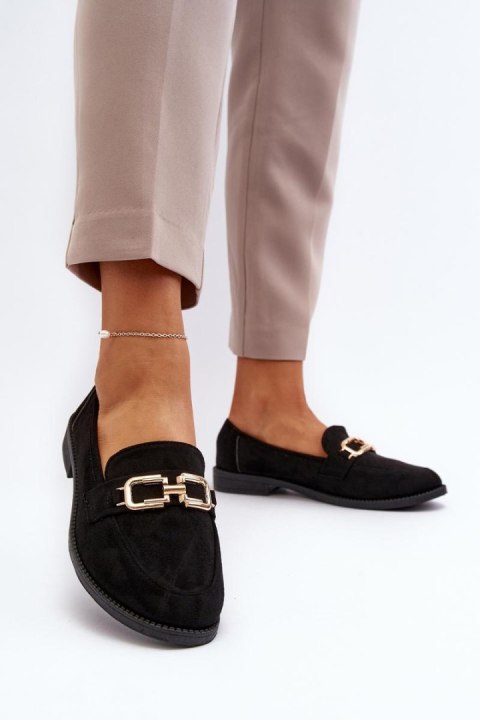Mokasyny Model Misal 8336-79 Black - Step in style Mokasyny Model Misal 8336-79 Black - Step in style