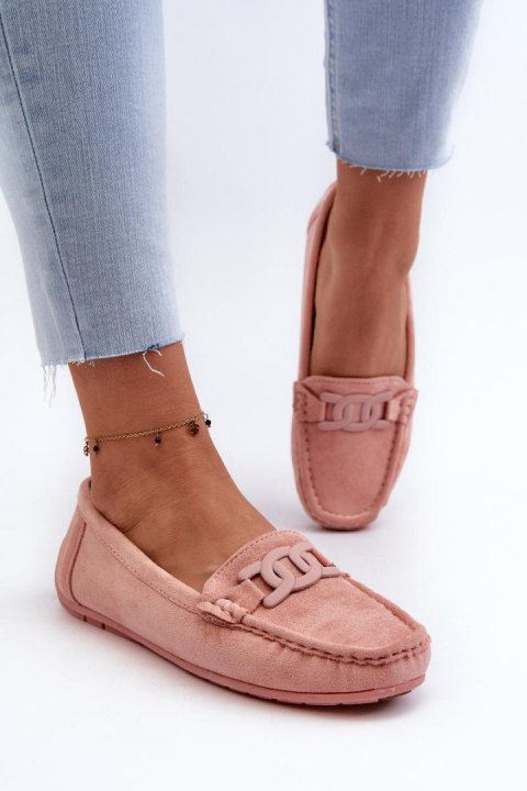 Mokasyny Model Rabell DF711 Light Pink - Step in style Mokasyny Model Rabell DF711 Light Pink - Step in style