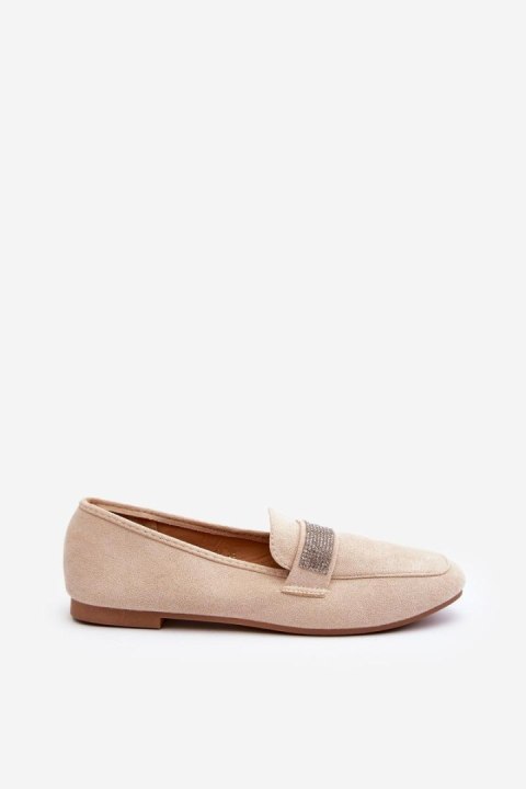 Mokasyny Model Ralrika YD6-52 Beige - Step in style Mokasyny Model Ralrika YD6-52 Beige - Step in style