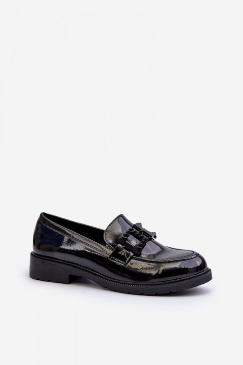 Mokasyny Model S.Barski HY371A Black - Step in style Mokasyny Model S.Barski HY371A Black - Step in style