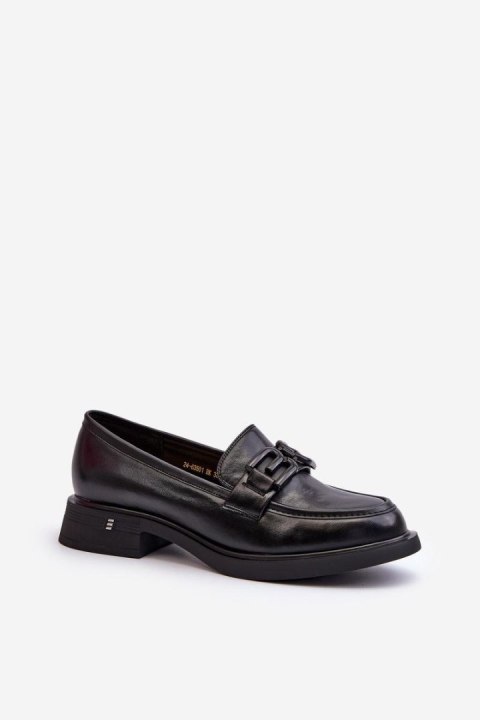 Mokasyny Model Triana 63501 Black - Step in style Mokasyny Model Triana 63501 Black - Step in style