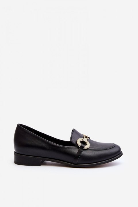 Mokasyny Model Zazoo 2880/001 Black - Step in style Mokasyny Model Zazoo 2880/001 Black - Step in style