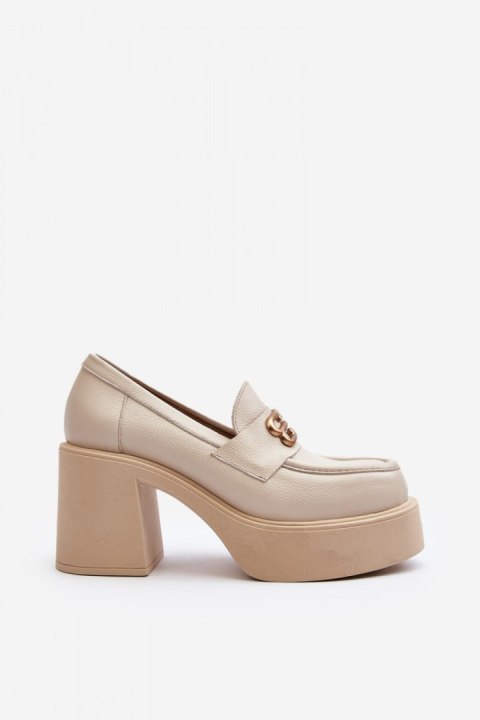 Półbuty Model Zazoo 20170 Light Beige - Step in style Półbuty Model Zazoo 20170 Light Beige - Step in style