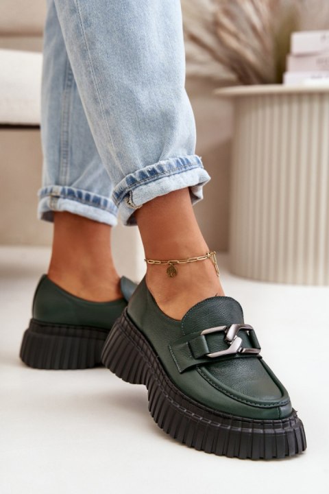 Półbuty Model Zazoo 20176 Dark Green - Step in style Półbuty Model Zazoo 20176 Dark Green - Step in style