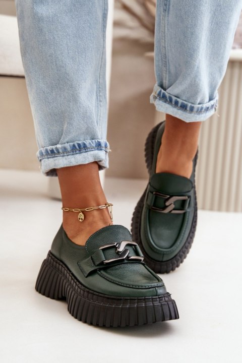 Półbuty Model Zazoo 20176 Dark Green - Step in style Półbuty Model Zazoo 20176 Dark Green - Step in style