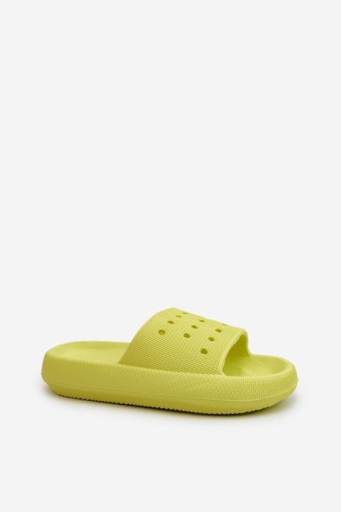 Sandał Klapki Model Beula B64 Limonka - Step in style Sandał Klapki Model Beula B64 Limonka - Step in style
