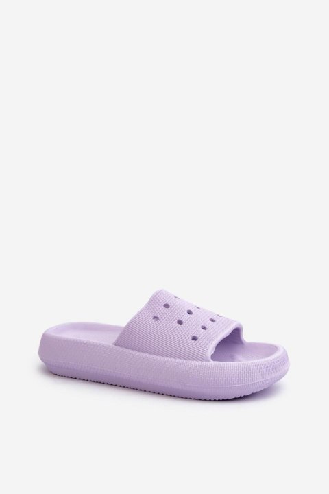 Sandał Klapki Model Beula B64 Violet - Step in style Sandał Klapki Model Beula B64 Violet - Step in style