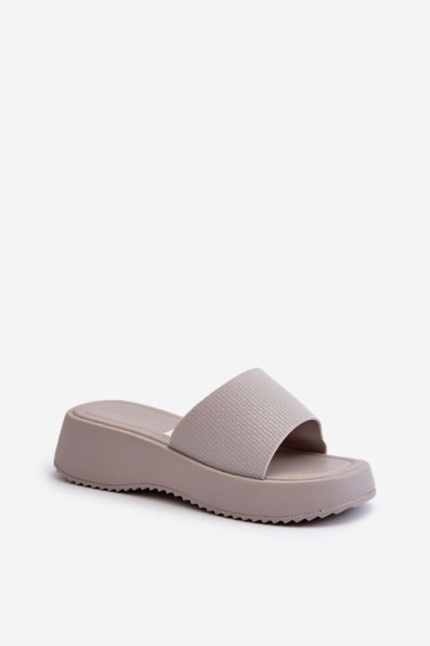 Sandał Klapki Model Vimarils 695-01 Grey - Step in style Sandał Klapki Model Vimarils 695-01 Grey - Step in style