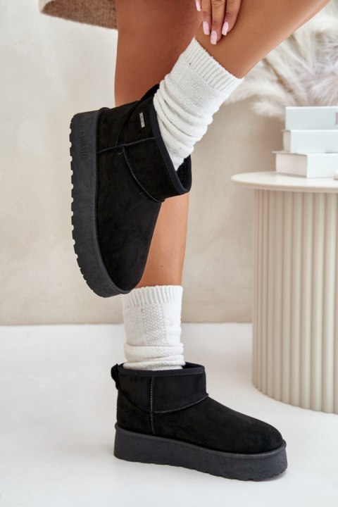 Śniegowce Model Big Star OO274A099 Black - Step in style Śniegowce Model Big Star OO274A099 Black - Step in style