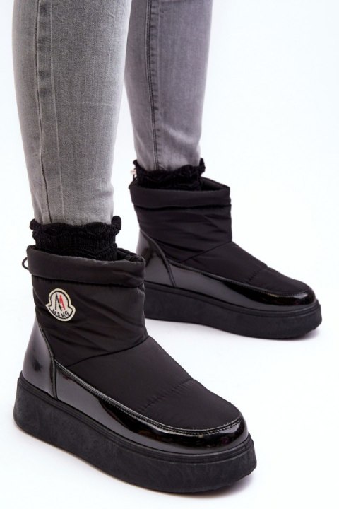 Śniegowce Model Gattea HY852 Black - Step in style Śniegowce Model Gattea HY852 Black - Step in style