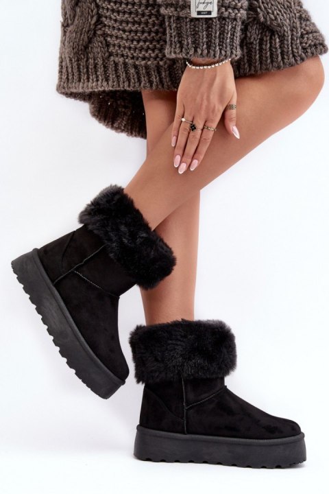 Śniegowce Model Rainsa VL215P Black - Step in style Śniegowce Model Rainsa VL215P Black - Step in style