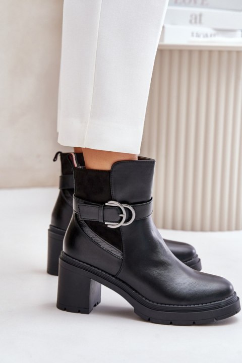Botki Model Inabelle M767 Black - Step in style Botki Model Inabelle M767 Black - Step in style