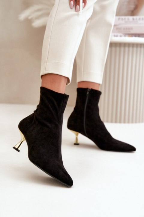 Botki Model Irithare GP12 Black - Step in style Botki Model Irithare GP12 Black - Step in style