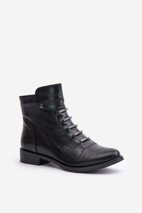 Botki Model Labise ASA62-16 Black - Step in style Botki Model Labise ASA62-16 Black - Step in style