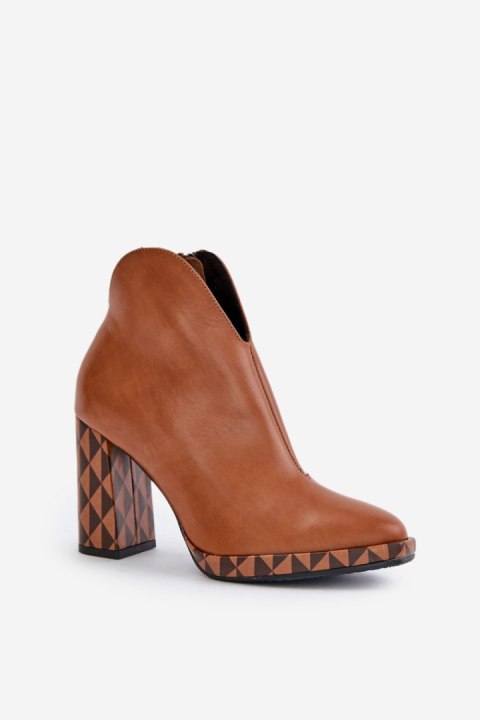 Botki Model Laura Messi 2836 Brown - Step in style Botki Model Laura Messi 2836 Brown - Step in style