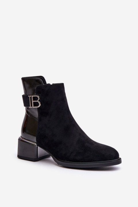 Botki Model MR880-040 Black - Step in style Botki Model MR880-040 Black - Step in style