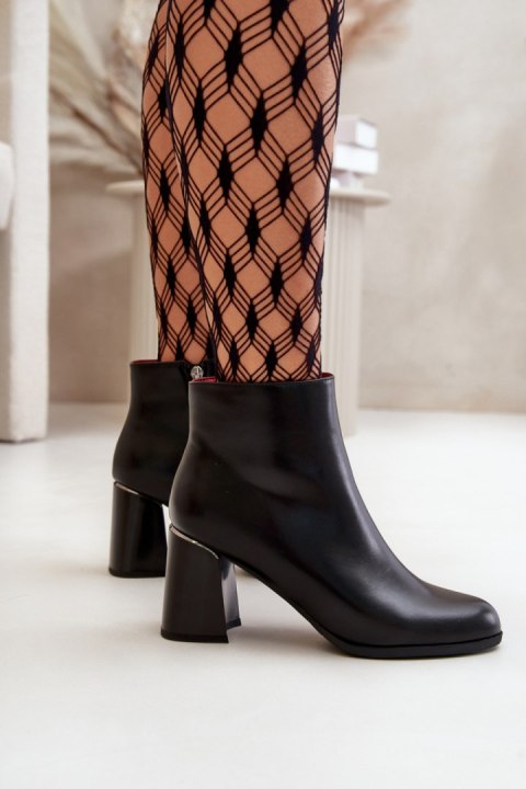 Botki Model Milisea JC108 Black - Step in style Botki Model Milisea JC108 Black - Step in style