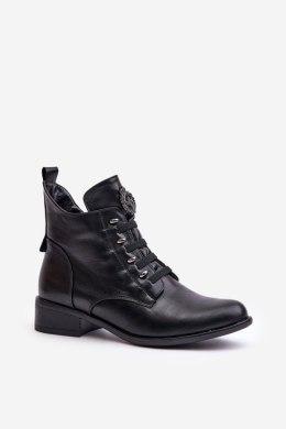 Botki Model Nevalia ASA198-21 Black - Step in style