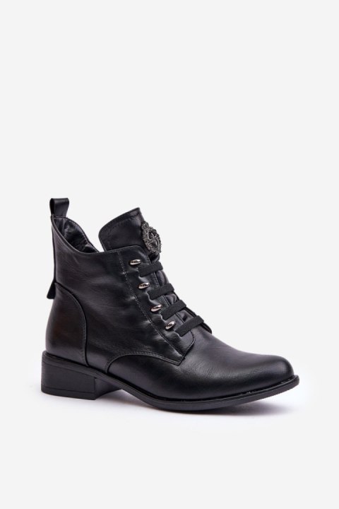Botki Model Nevalia ASA198-21 Black - Step in style Botki Model Nevalia ASA198-21 Black - Step in style