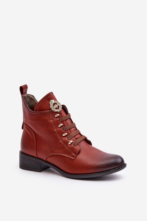 Botki Model Nevalia ASA198-21 Brown - Step in style Botki Model Nevalia ASA198-21 Brown - Step in style
