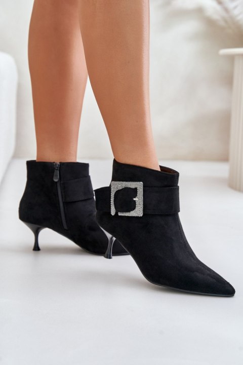 Botki Model Nirilis 7291 Black - Step in style Botki Model Nirilis 7291 Black - Step in style