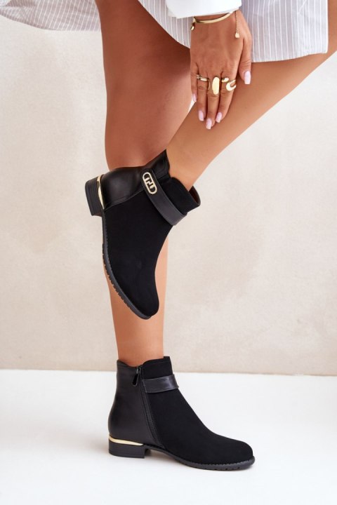 Botki Model Ravasira K-99213 Black - Step in style Botki Model Ravasira K-99213 Black - Step in style