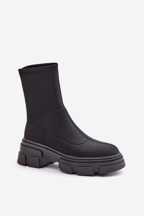 Botki Model Ravendria TL235 Black - Step in style Botki Model Ravendria TL235 Black - Step in style