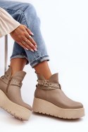 Botki Model Zazoo 1752 Beige - Step in style