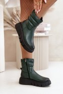 Botki Model Zazoo 60512 Dark Green - Step in style