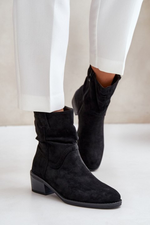 Botki Model Zinanya 1249 Black - Step in style Botki Model Zinanya 1249 Black - Step in style